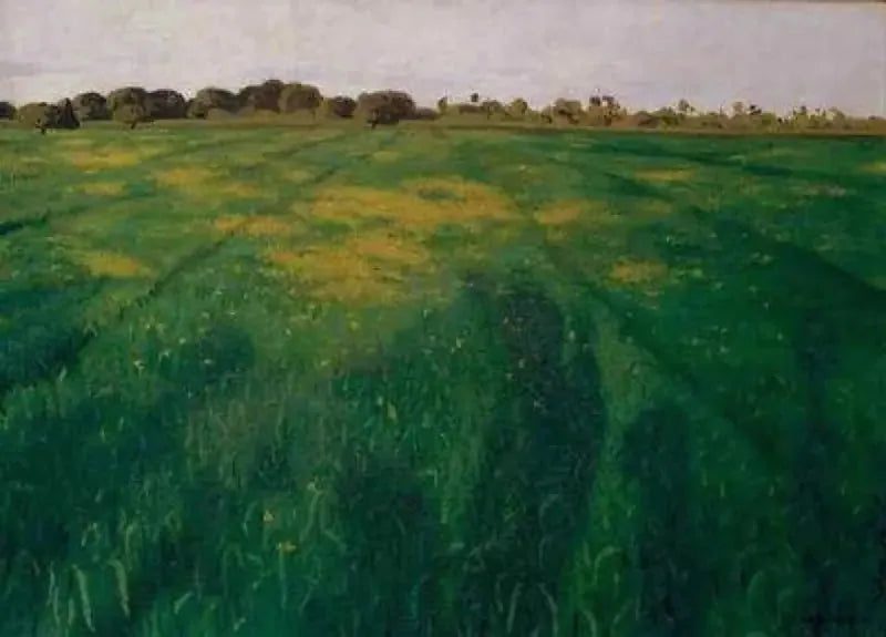 Um campo de aveias verdes - Félix Vallotton