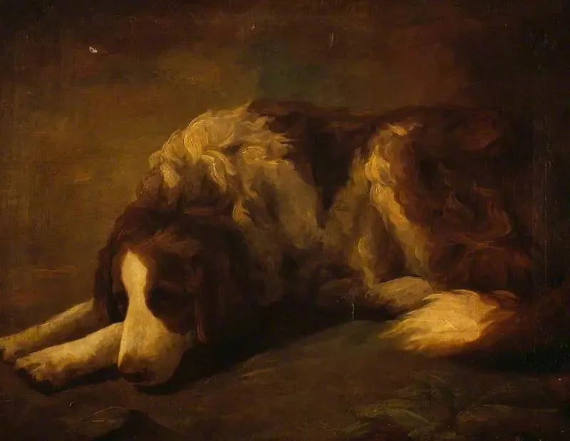 Um cachorro - Henry Raeburn