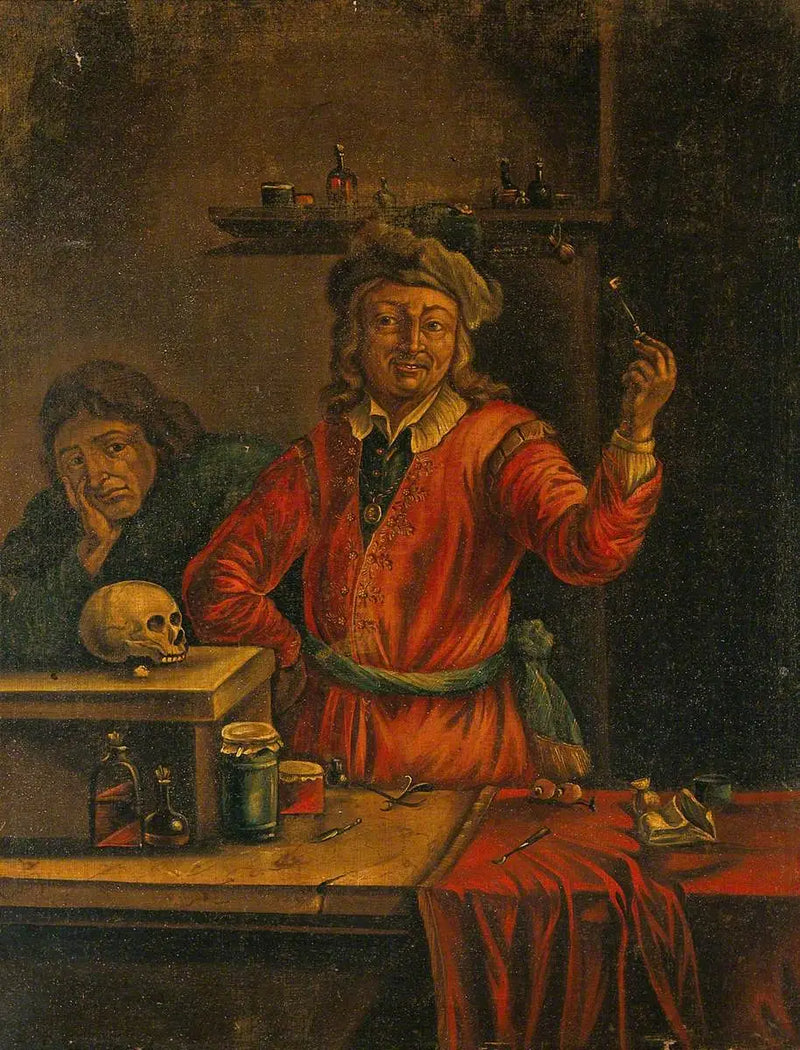 Um cirurgião que extraiu um dente - David Teniers, o Jovem