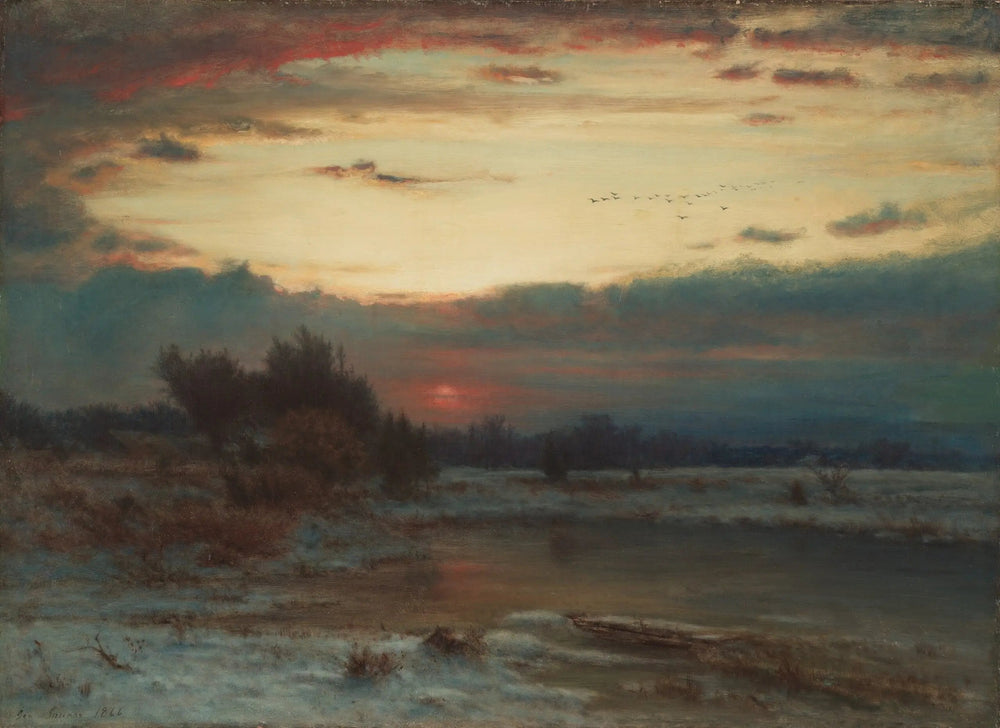 Un ciel d’hiver - George Inness - Alpha Reproduction