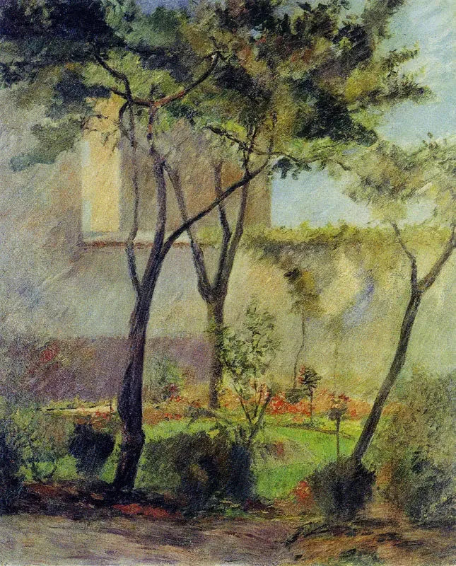 Um canto de jardim, rua Carcel - Paul Gauguin