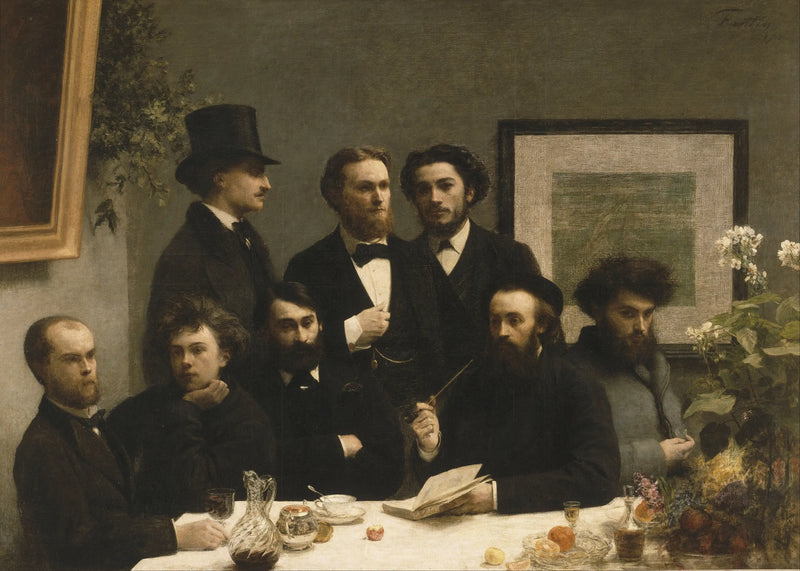 Um canto de mesa - Henri Fantin-Latour