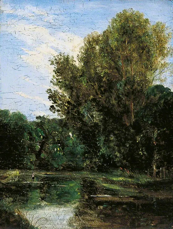 Um canto dos lagos de Hampstead, Londres - John Constable