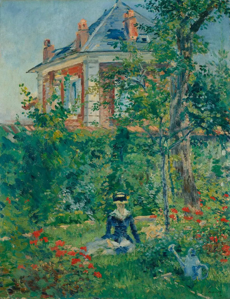 Um Canto do Jardim de Bellevue - Édouard Manet