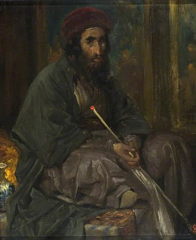 Um vendedor persa - Frederic Leighton