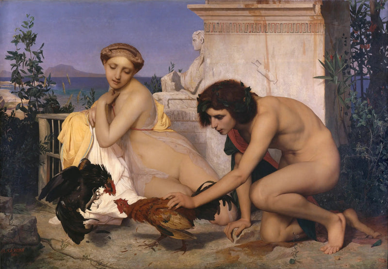 Uma luta de galo - Jean-Léon Gérôme