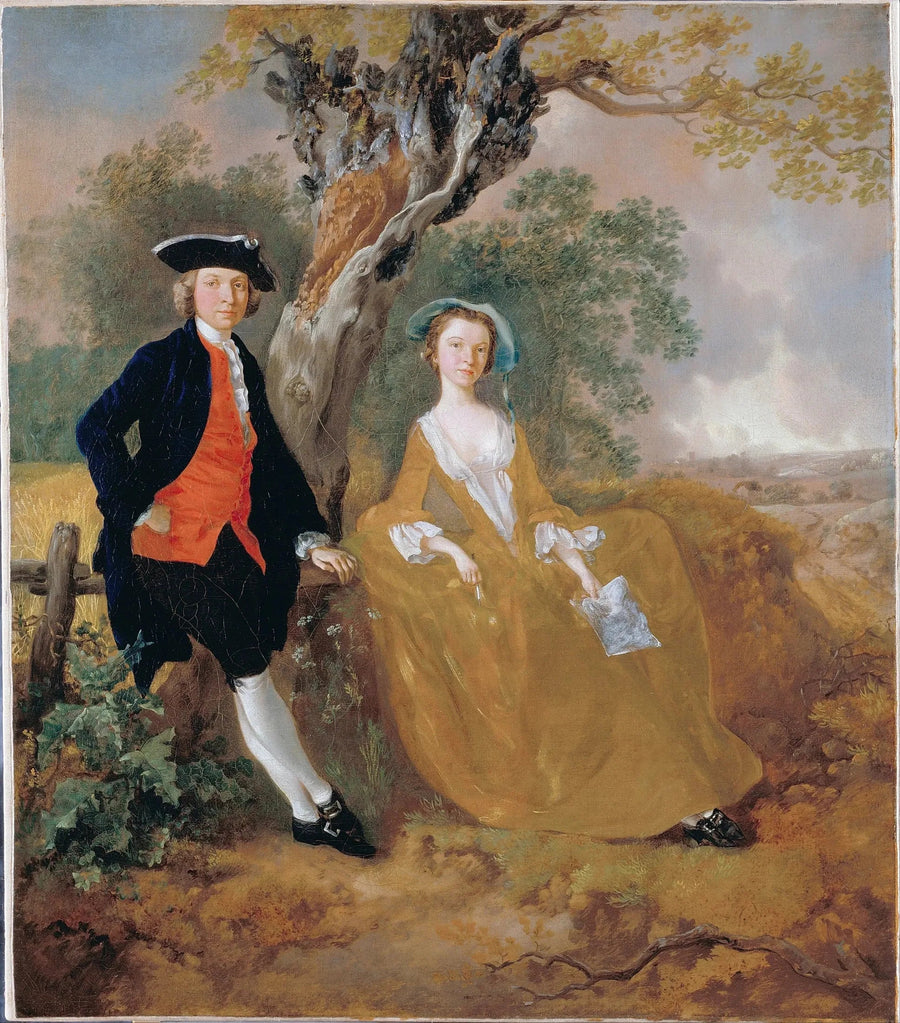 Um casal em uma paisagem - Thomas Gainsborough