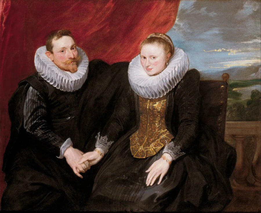 Um casal casado - Antoine van Dyck