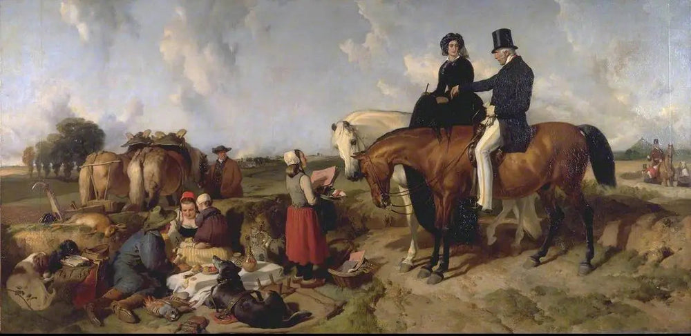 Un dialogue à Waterloo - Edwin Henry Landseer - Alpha Reproduction