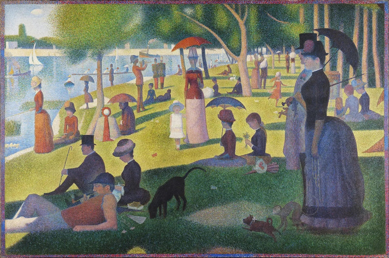 Um domingo à tarde na Ilha de Grande Jatte - Georges Seurat