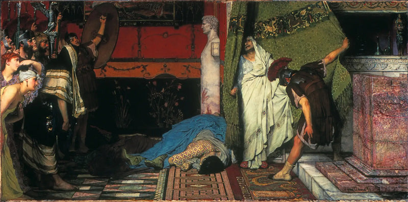 Um imperador romano (Cláudio) - Lawrence Alma-Tadema