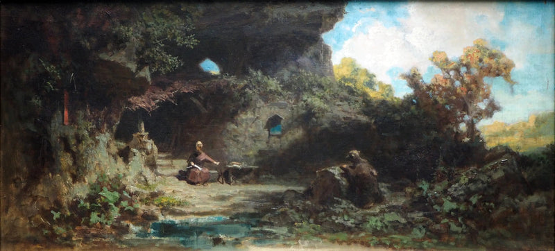 Um eremita nas montanhas - Carl Spitzweg