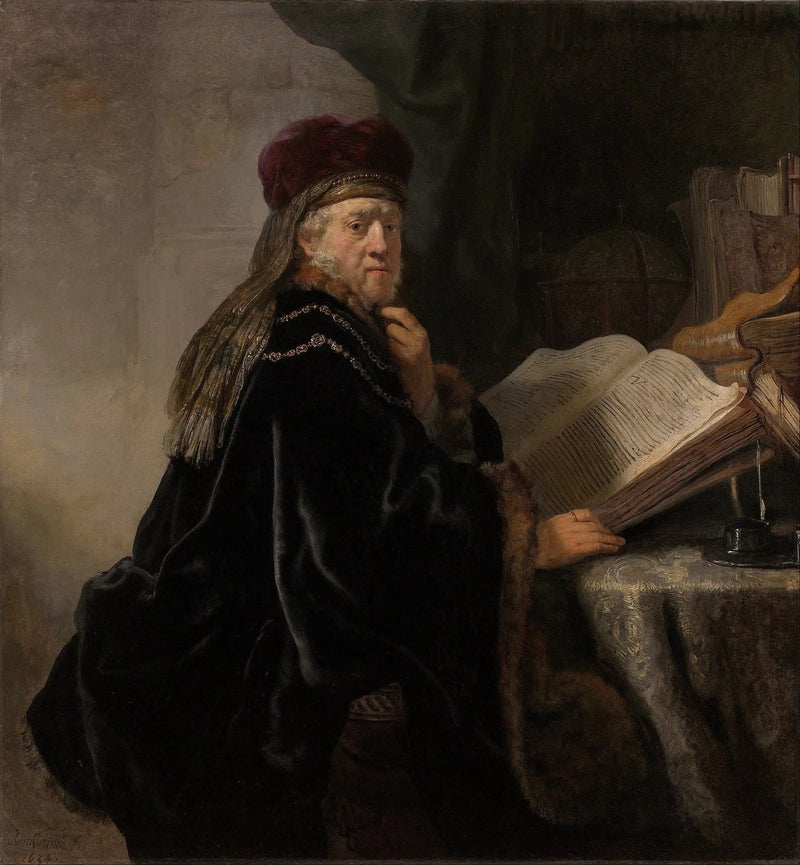 Um erudito em seu escritório - Rembrandt