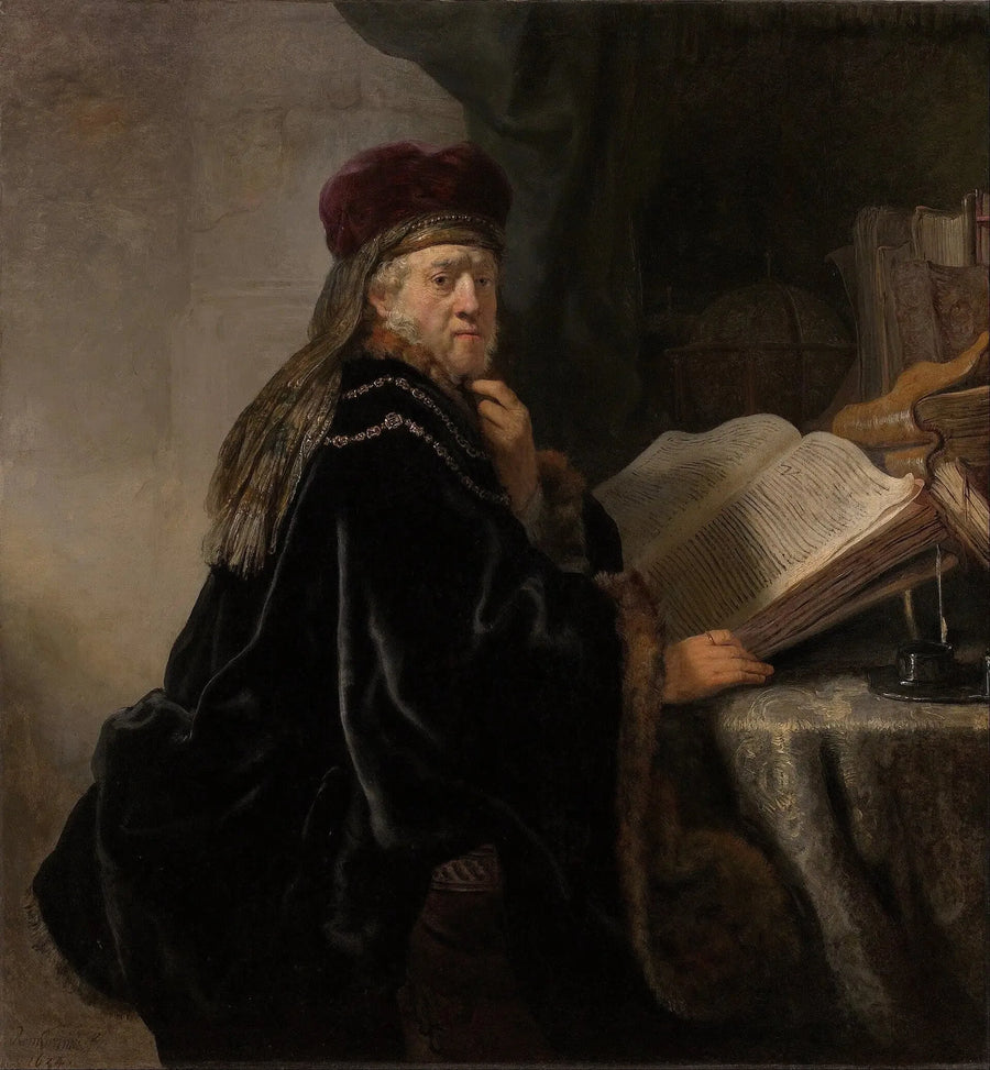 Um erudito em seu escritório - Rembrandt