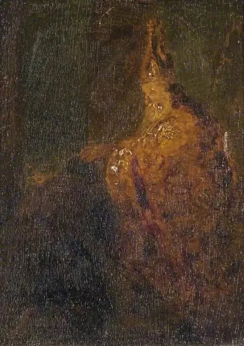 Um bispo abençoando um penitente - Antoine van Dyck