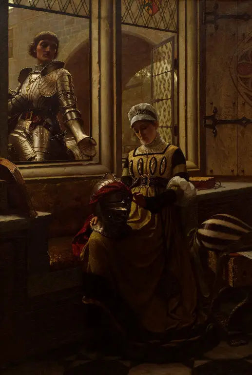 Um Gage de Amor - Edmund Blair Leighton