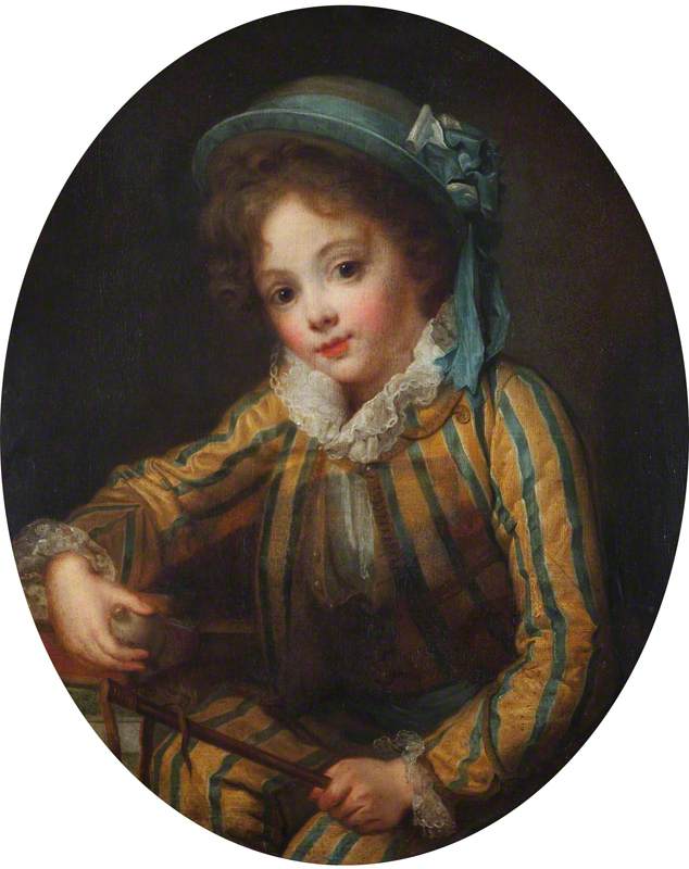 Um menino com uma blusa - Jean-Baptiste Greuze