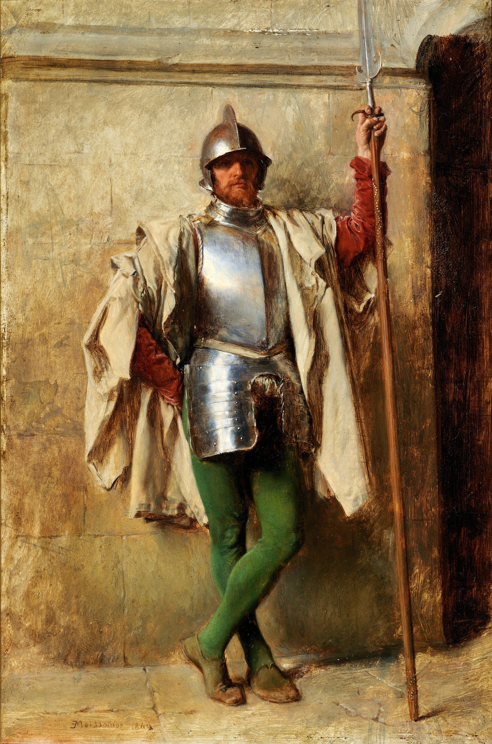 Un garde - Ernest Meissonier image 1 tableau peint à l’huile sur toile