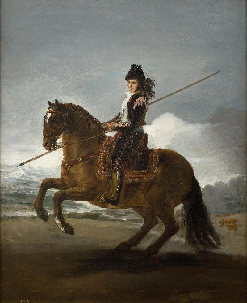 Um Garrochista - Francisco de Goya