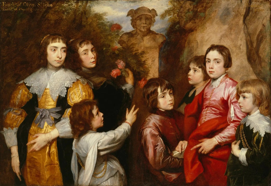 Um grupo familiar - Antoine van Dyck