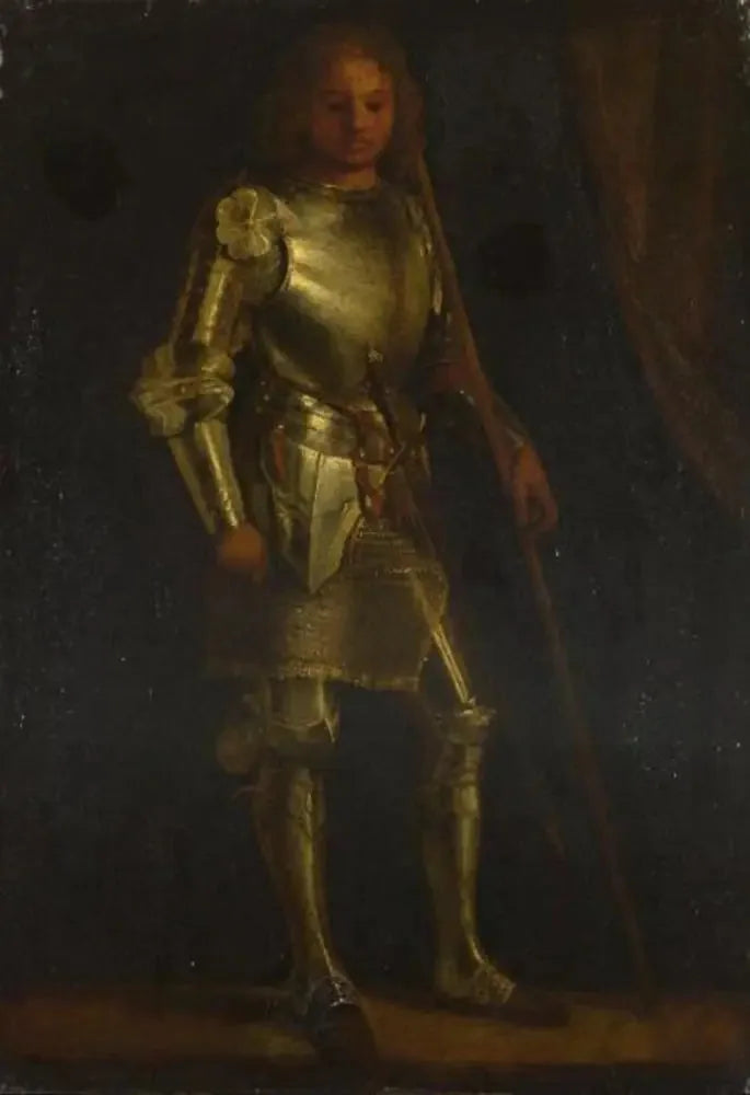 Um homem de armadura - Giorgione