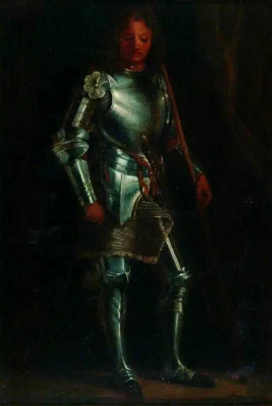 Um homem de armadura - Giorgione