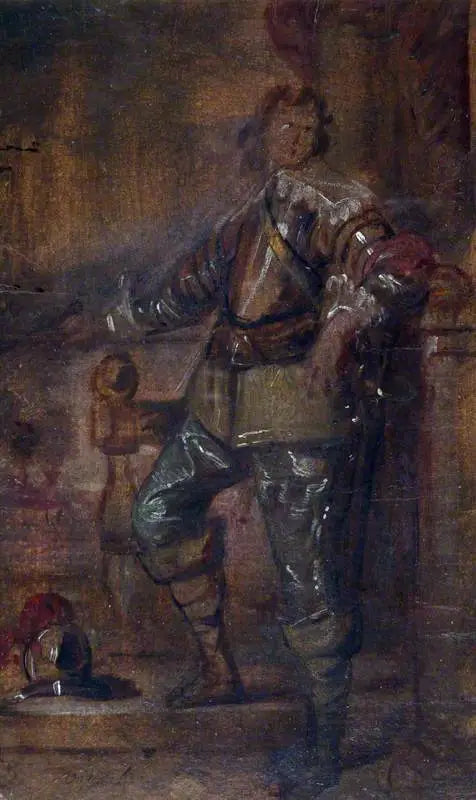 Um homem com meia-armadura - Antoine van Dyck