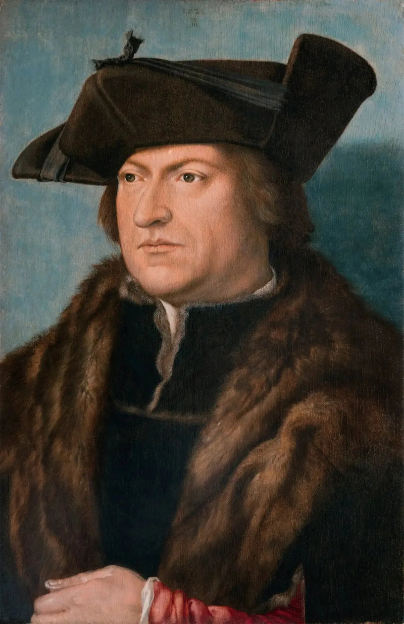 Um homem com casaco de pele - Albrecht Dürer