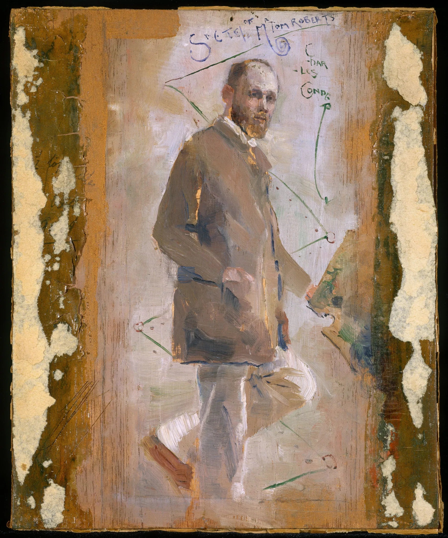 Un impressionniste (Tom Roberts) - Charles Conder image 1 reproduction artisanale de tableau