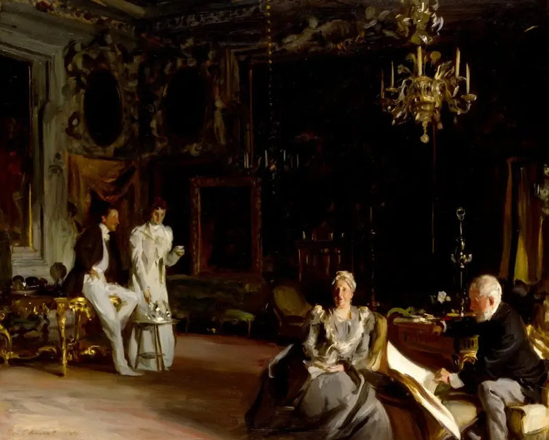 Um interior em Veneza - John Singer Sargent