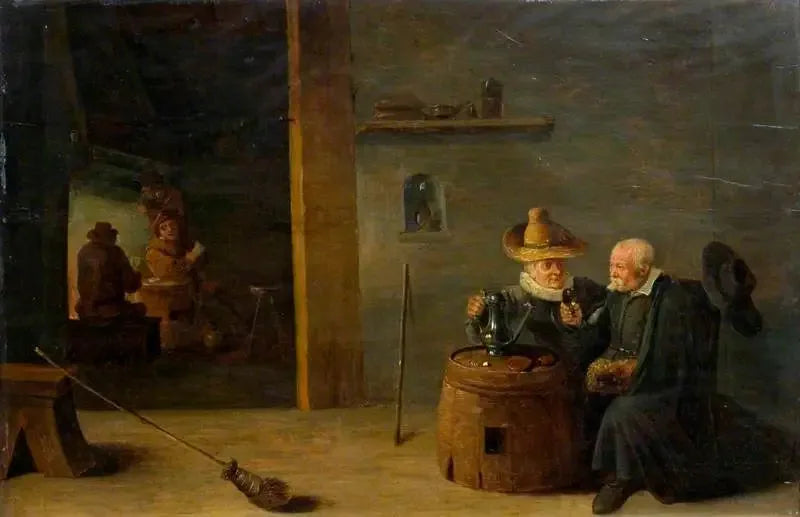 Um interior flamengo - David Teniers, o Jovem