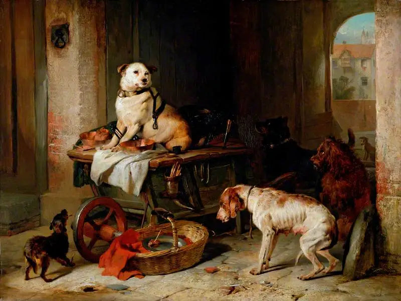 Um Jack no escritório - Edwin Henry Landseer