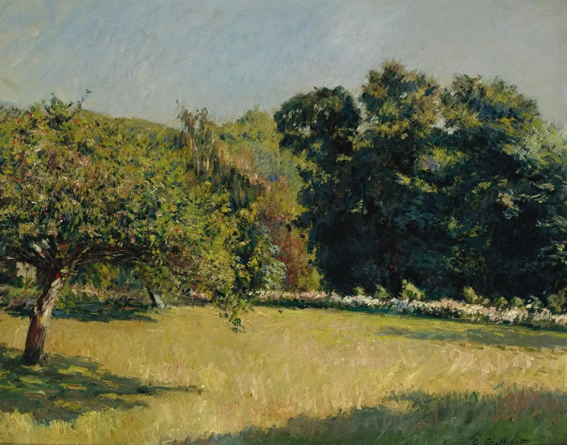 Um jardim em Trouville - Gustave Caillebotte