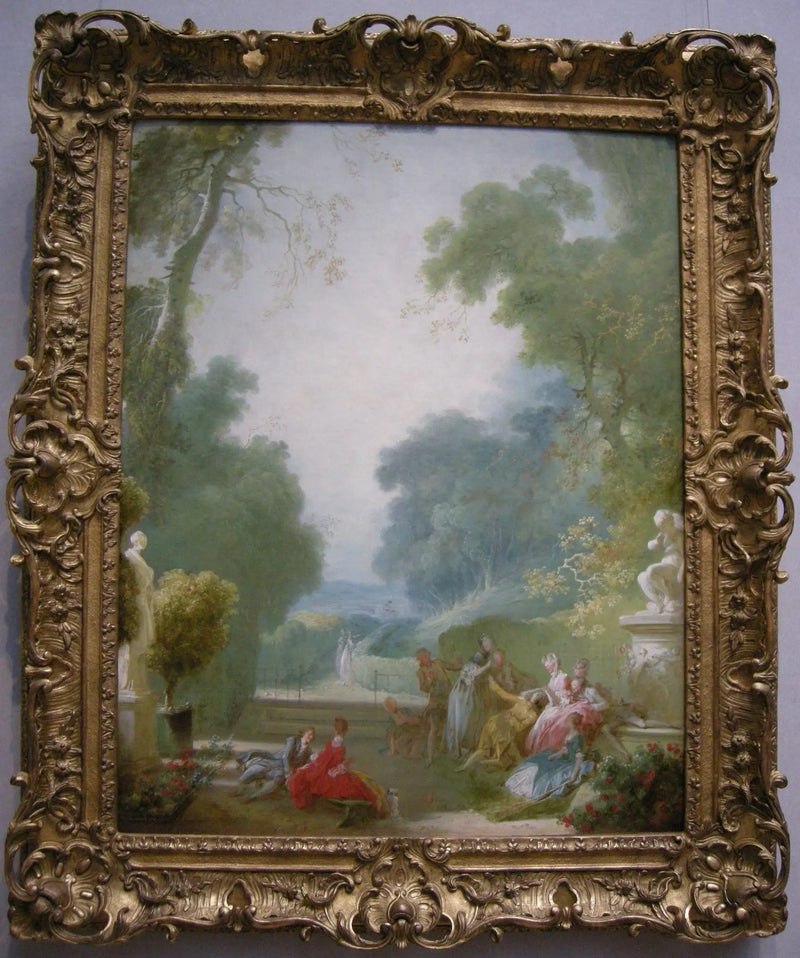 Um conjunto de conchas quentes - Jean-Honoré Fragonard