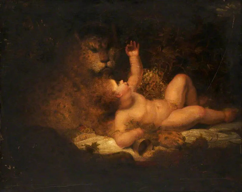Um jovem Baco - Joshua Reynolds