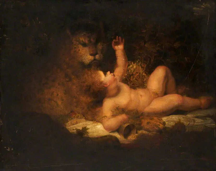 Um jovem Baco - Joshua Reynolds