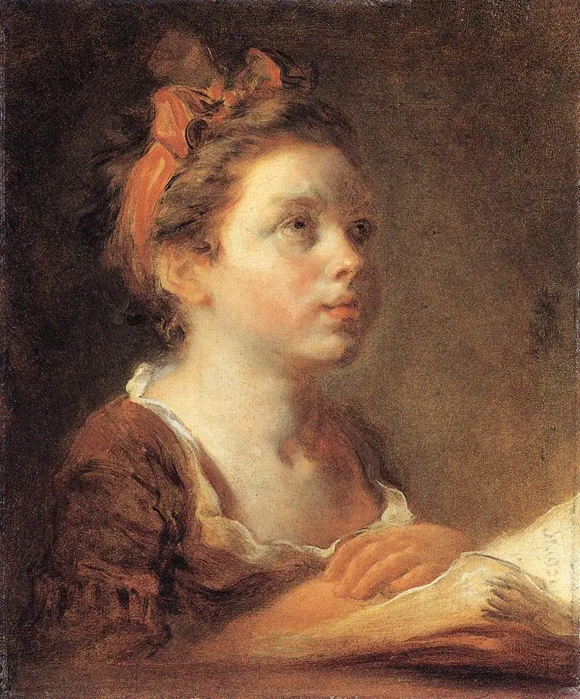 Un jeune érudit - Jean-Honoré Fragonard - Alpha Reproduction