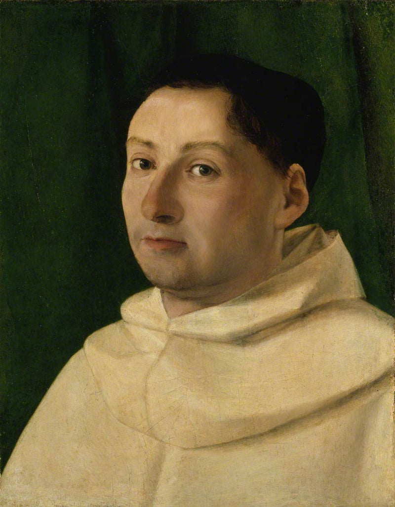 Um jovem monge dominicano - Lorenzo Lotto