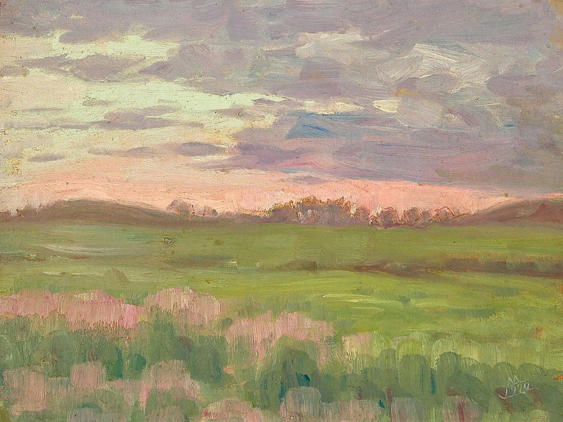 Uma manhã na pradaria. - Anna Ancher