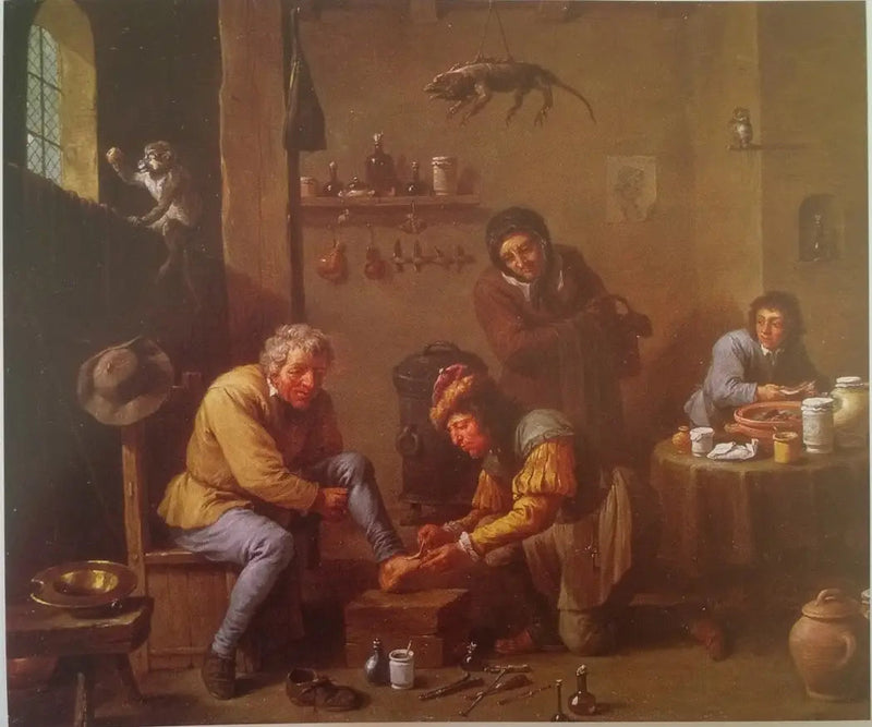 Um médico de aldeia - David Teniers, o Jovem