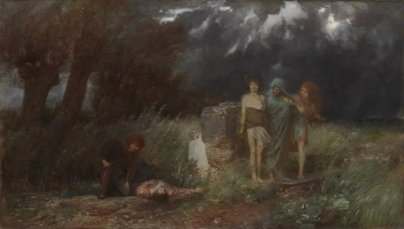 Um assassino perseguido pelas Fúrias - Arnold Böcklin