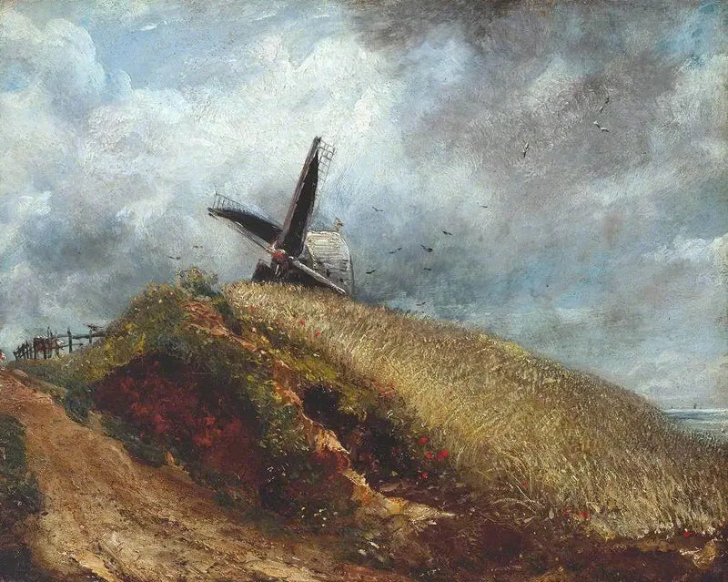 Um moinho de vento perto de Brighton - John Constable