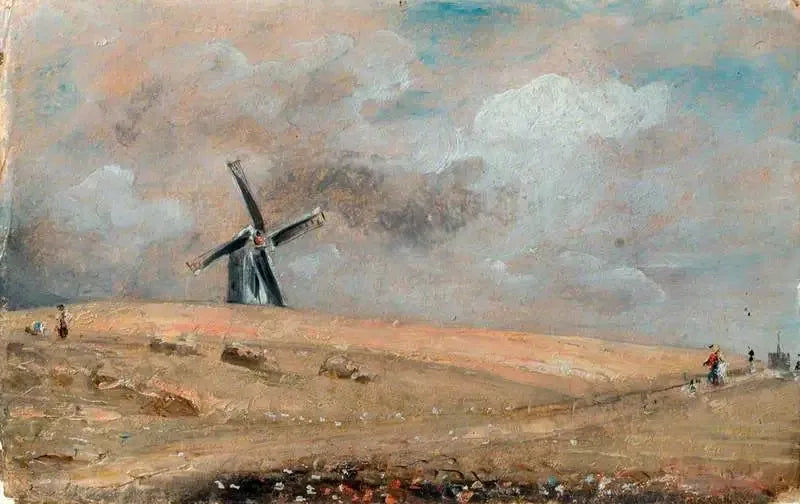 Um moinho de vento perto de Brighton - John Constable