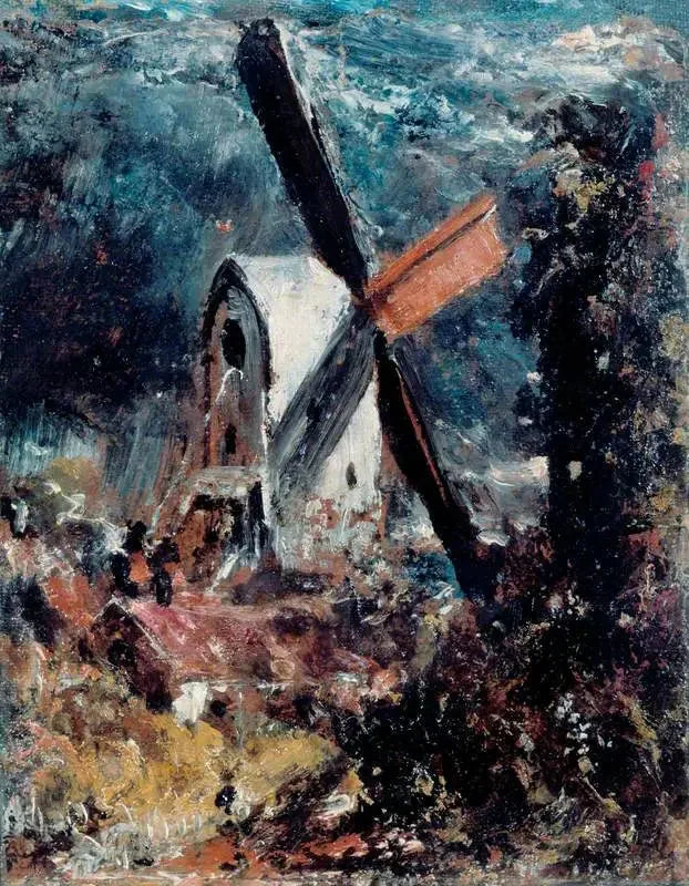 Um moinho de vento perto de Brighton - John Constable