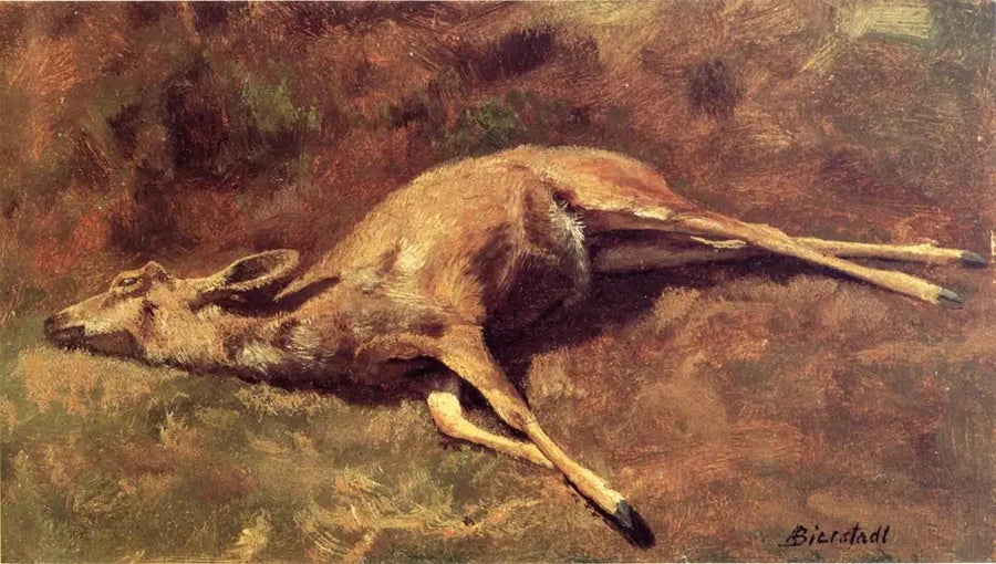 Um nativo das florestas - Albert Bierstadt
