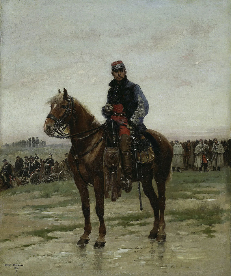 Um oficial montado - Édouard Detaille