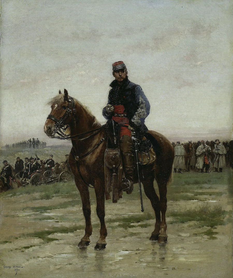 Um oficial montado - Édouard Detaille
