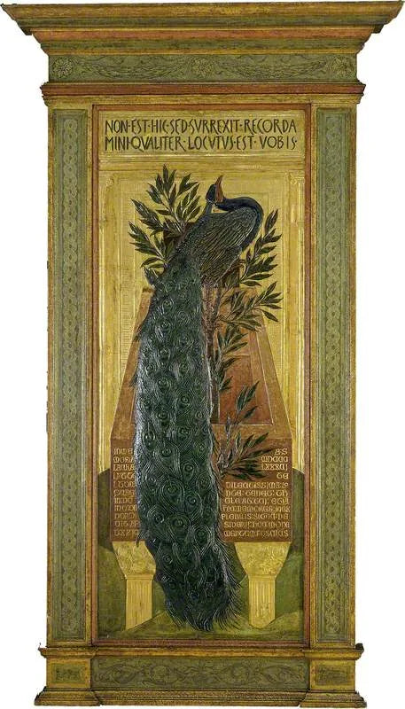 Um pavão - Edward Burne-Jones