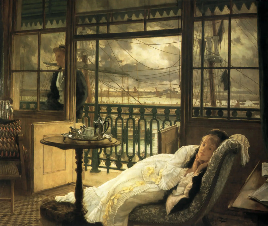 Um passageiro laranja - James Tissot