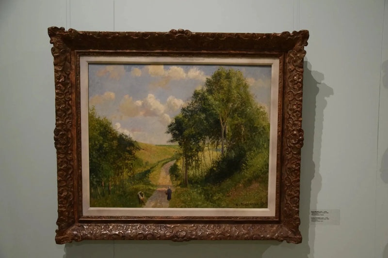 Uma paisagem em Barneville, meio-dia - Camille Pissarro